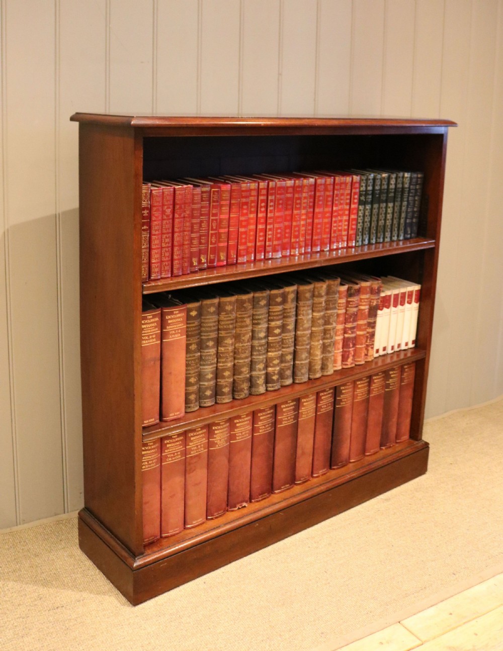 Mahogany Open Bookcase View XI