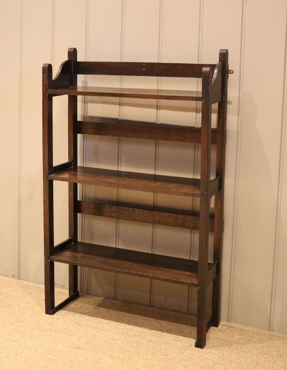 Oak Open Bookcase View II