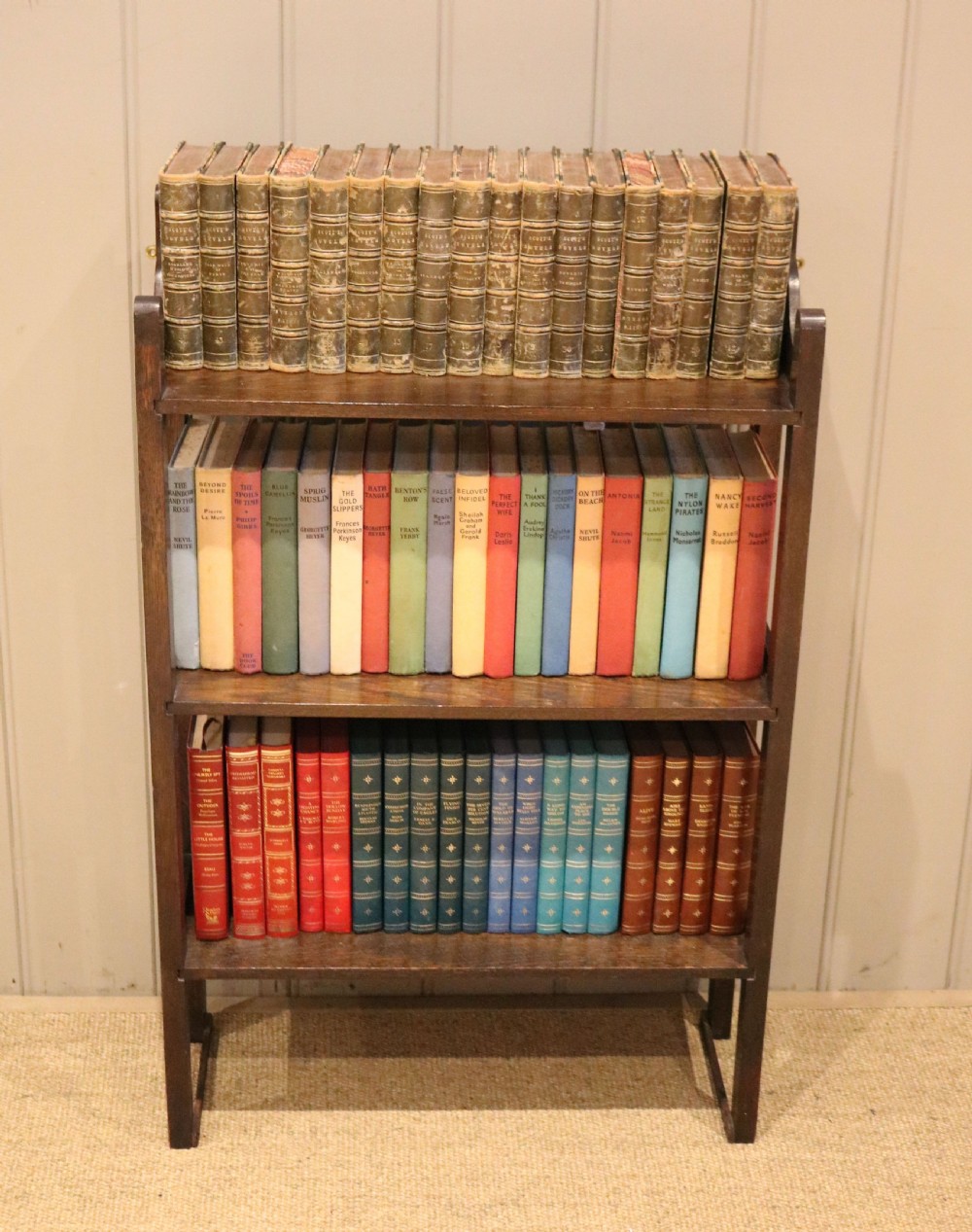 Oak Open Bookcase View III