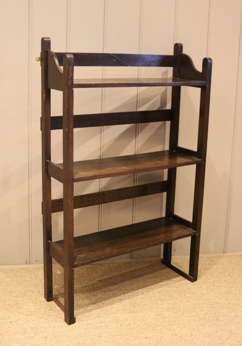 Oak Open Bookcase View VI