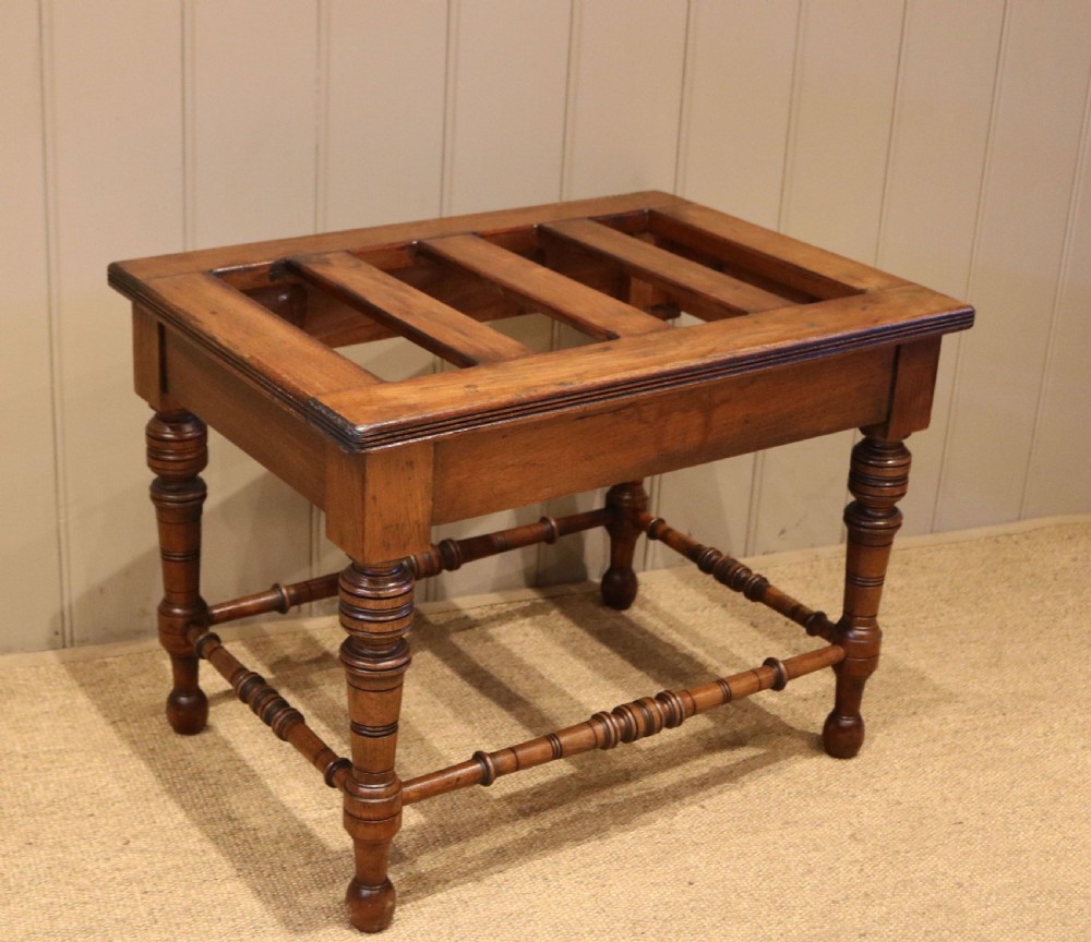 Walnut Luggage Stand View IV