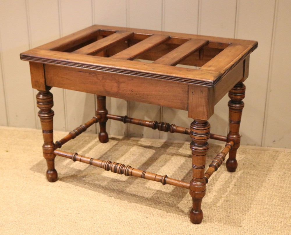 Walnut Luggage Stand View VI