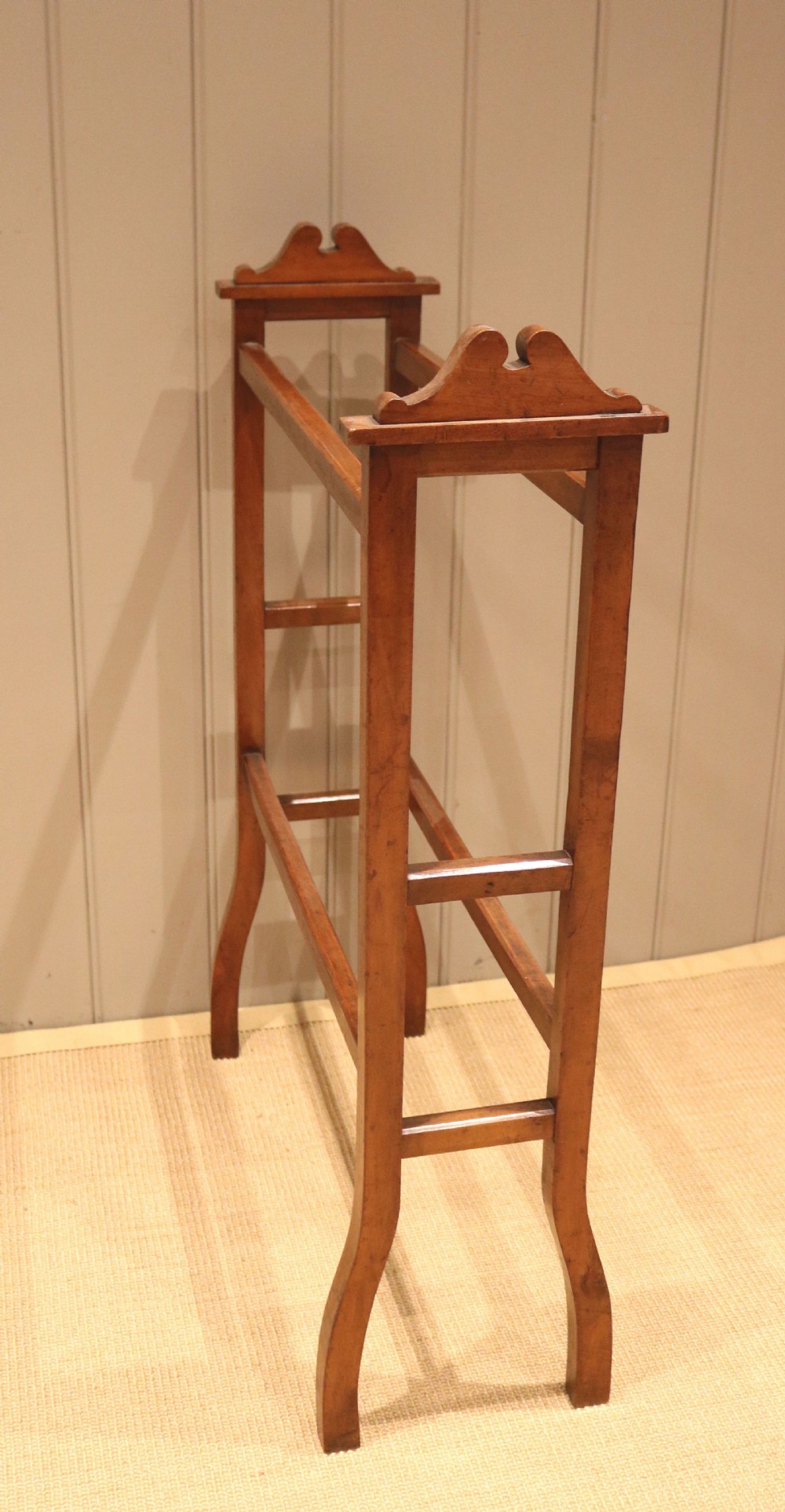 Edwardian Walnut Towel Rail View VIII