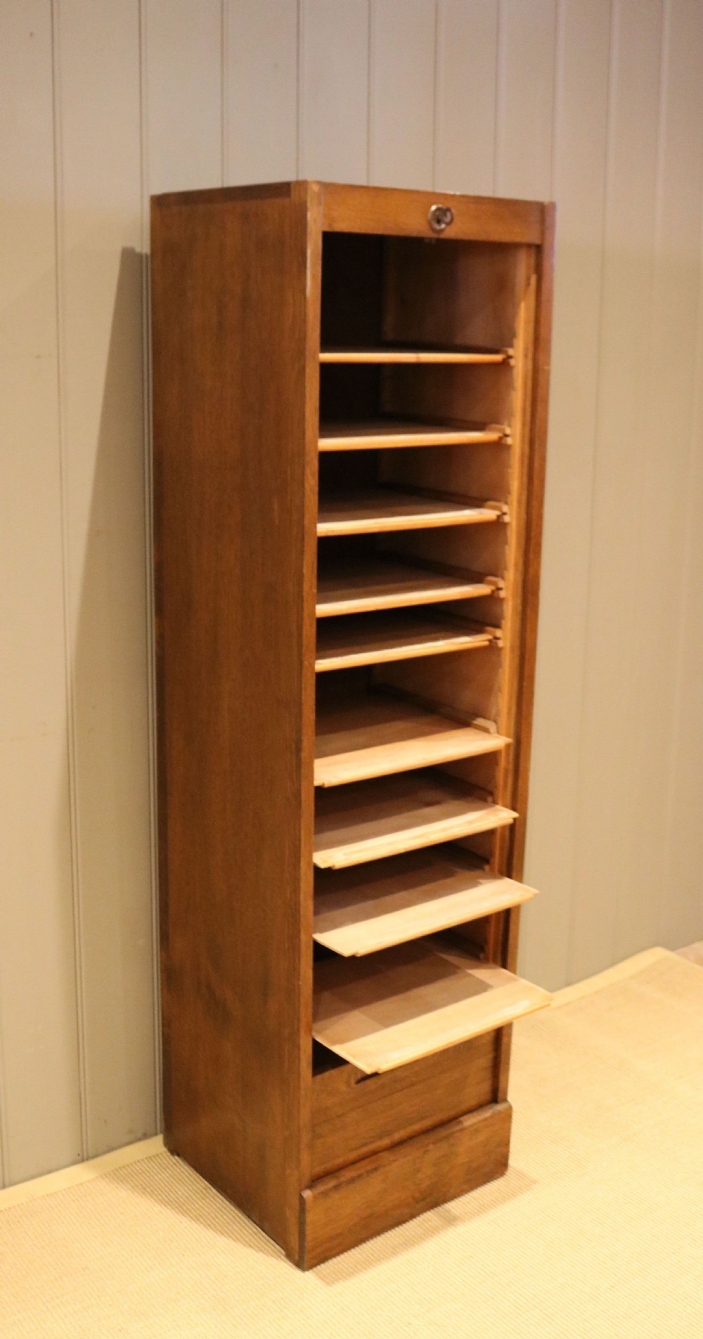 French Oak Filing Cabinet View IV