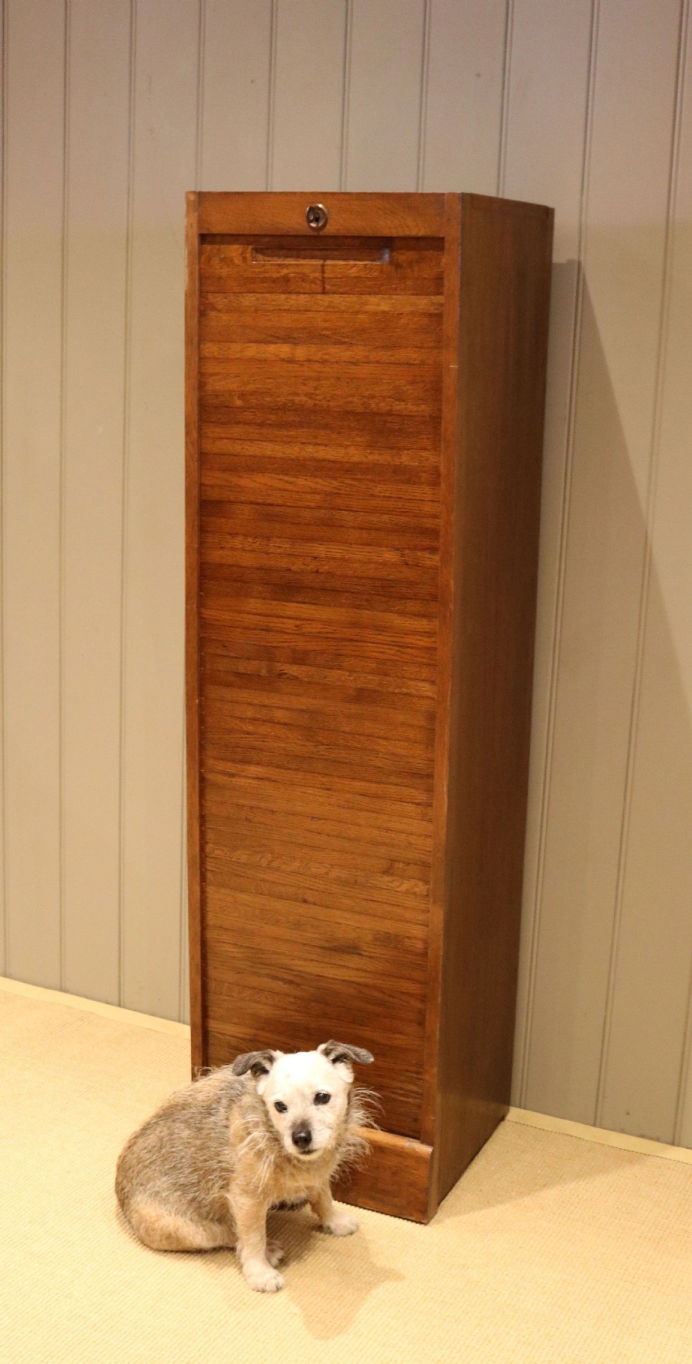 French Oak Filing Cabinet View V