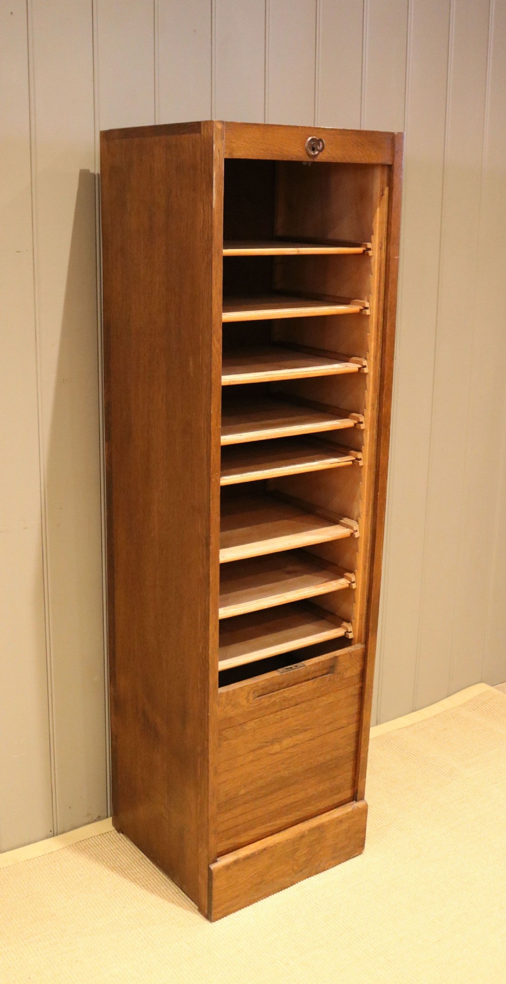 French Oak Filing Cabinet View VI