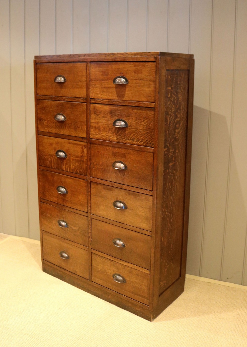Large Oak Chest Of Drawers View V