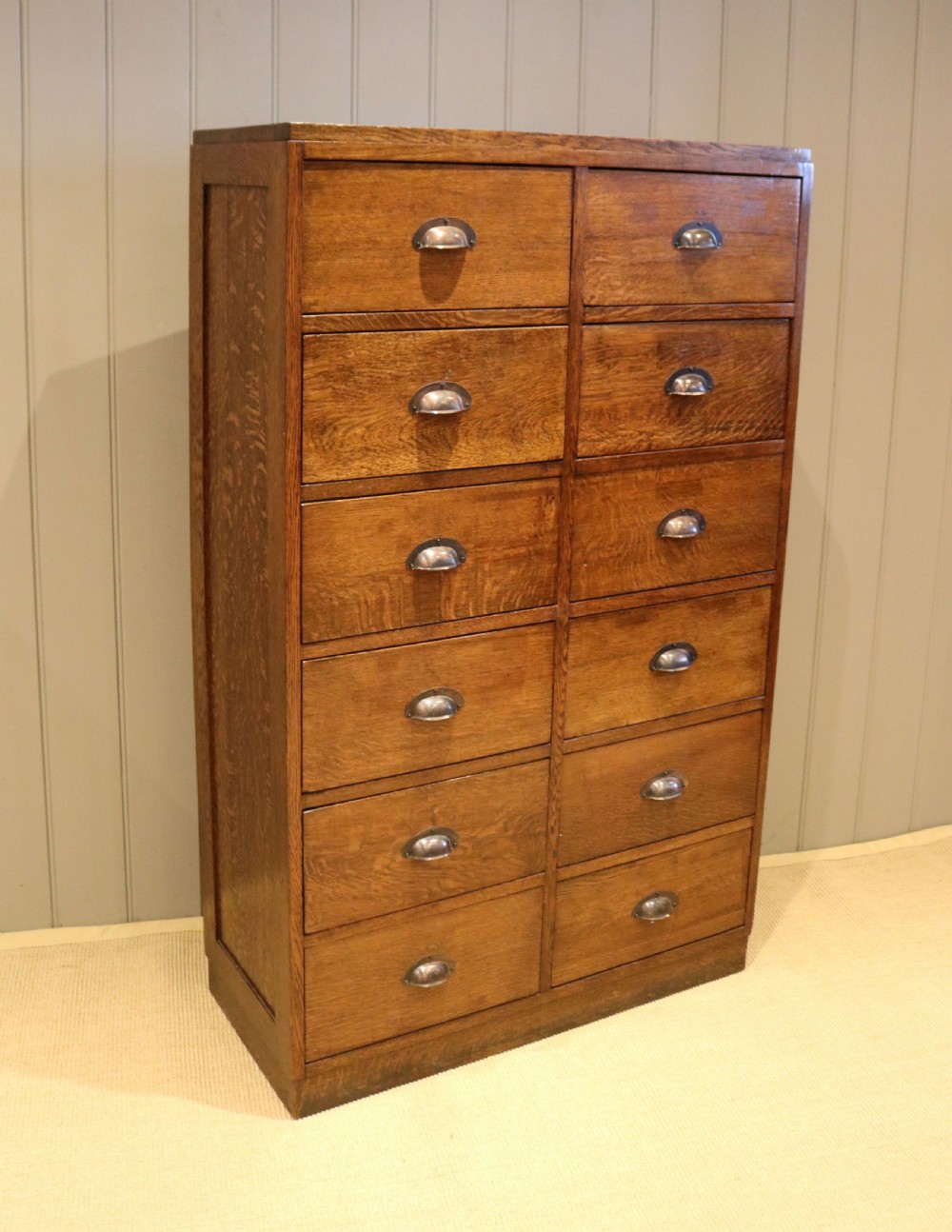 Large Oak Chest Of Drawers View VI