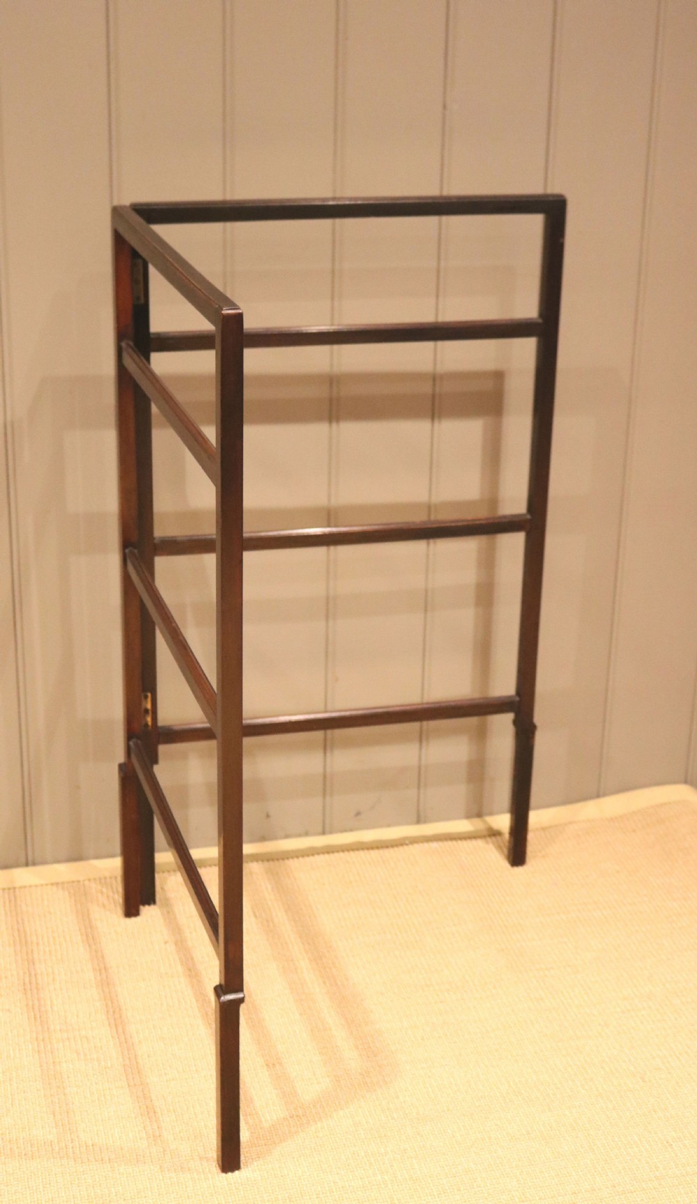 Edwardian Mahogany Folding Towel Rail View II