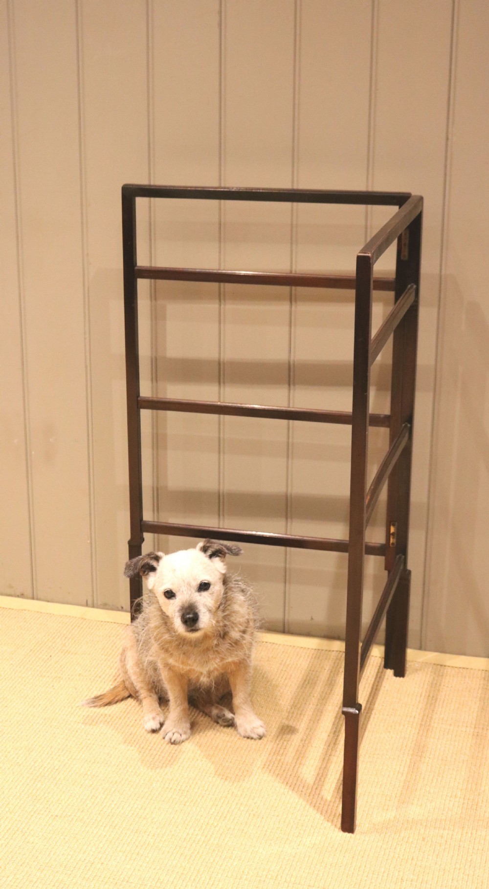 Edwardian Mahogany Folding Towel Rail View IV