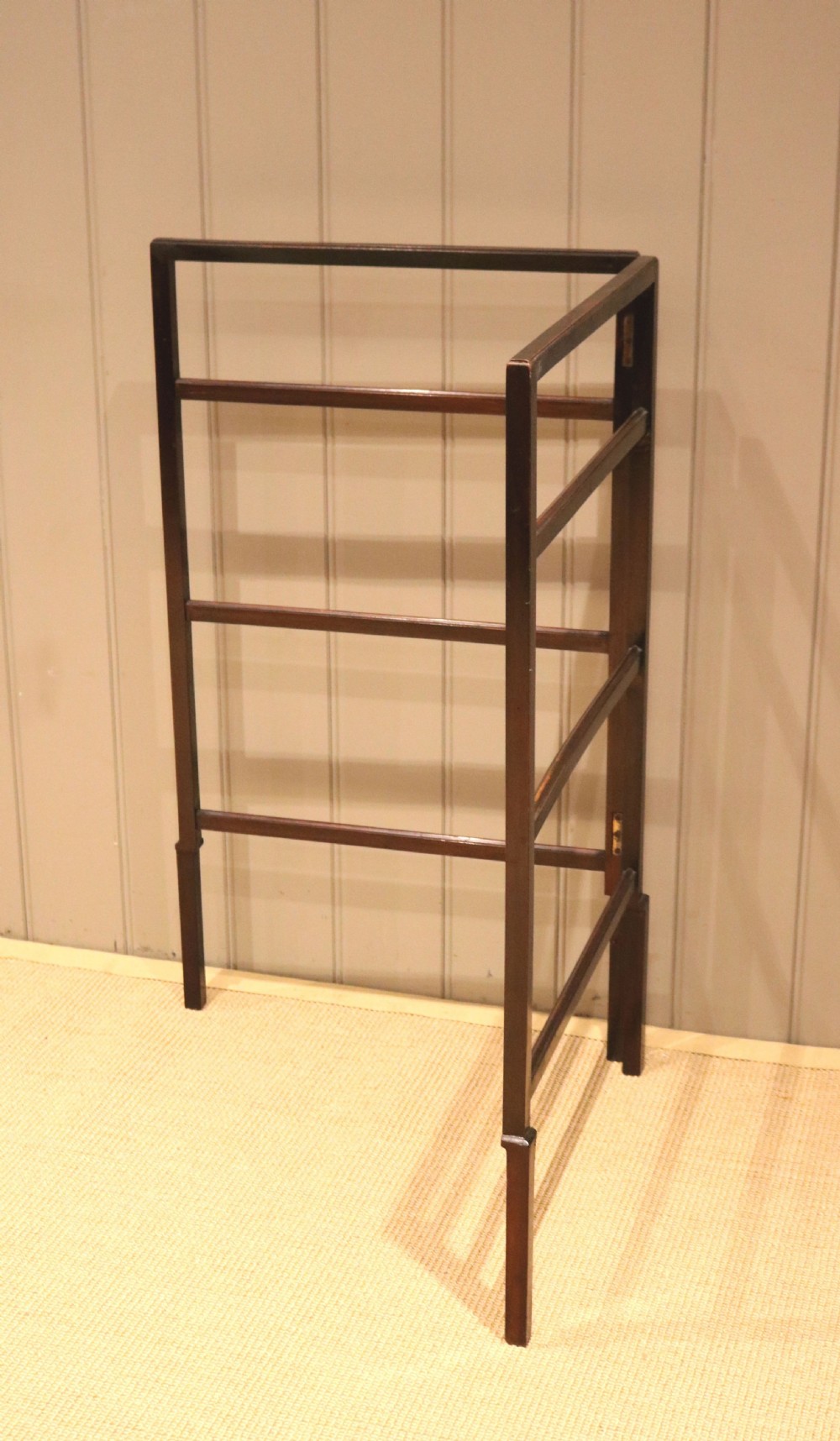 Edwardian Mahogany Folding Towel Rail View VIII