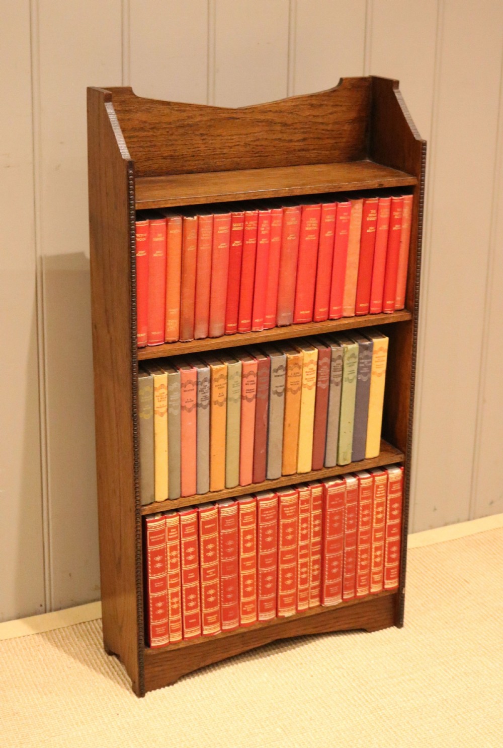 Small Oak Open Bookcase View IV