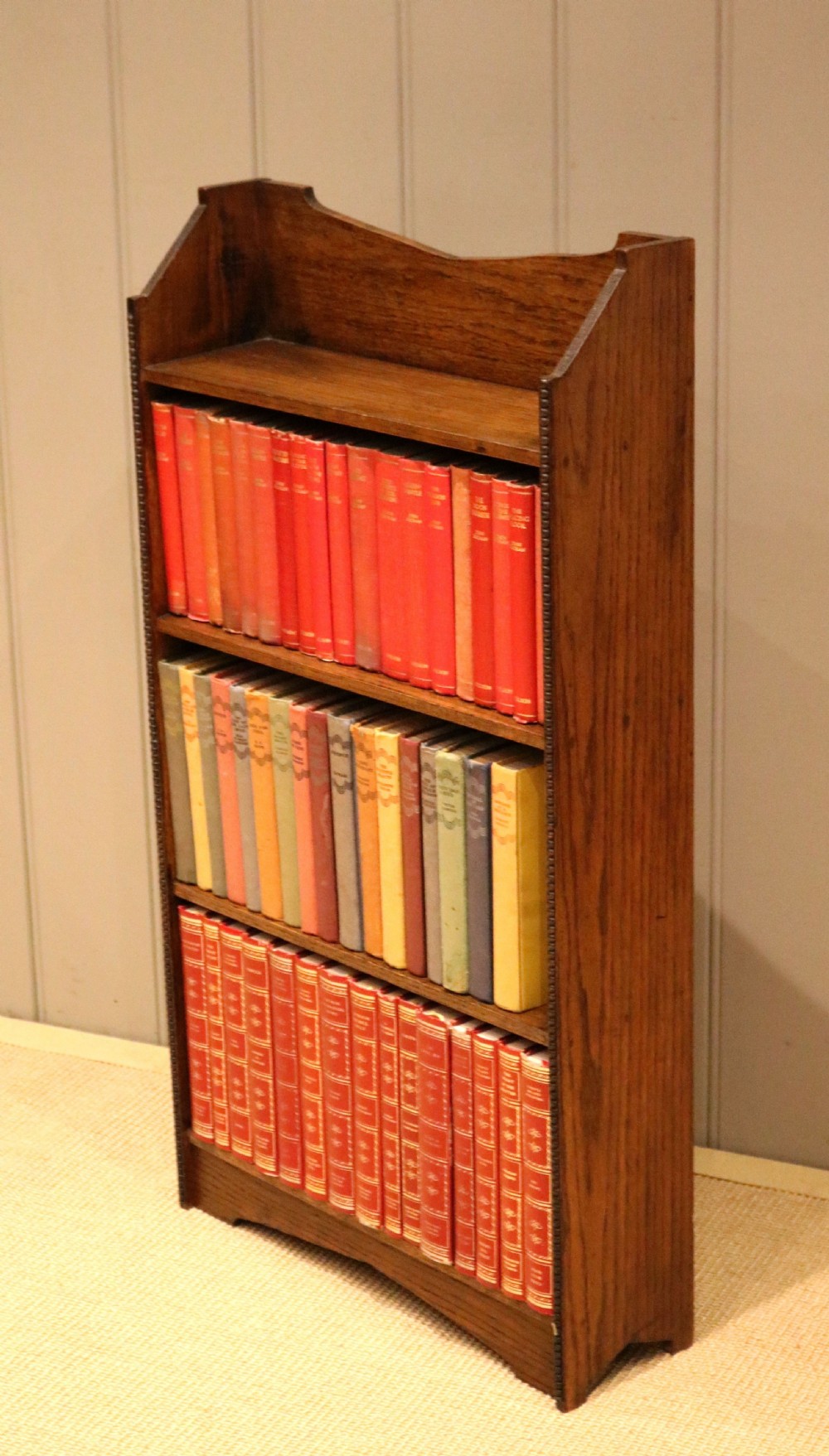 Small Oak Open Bookcase View VII