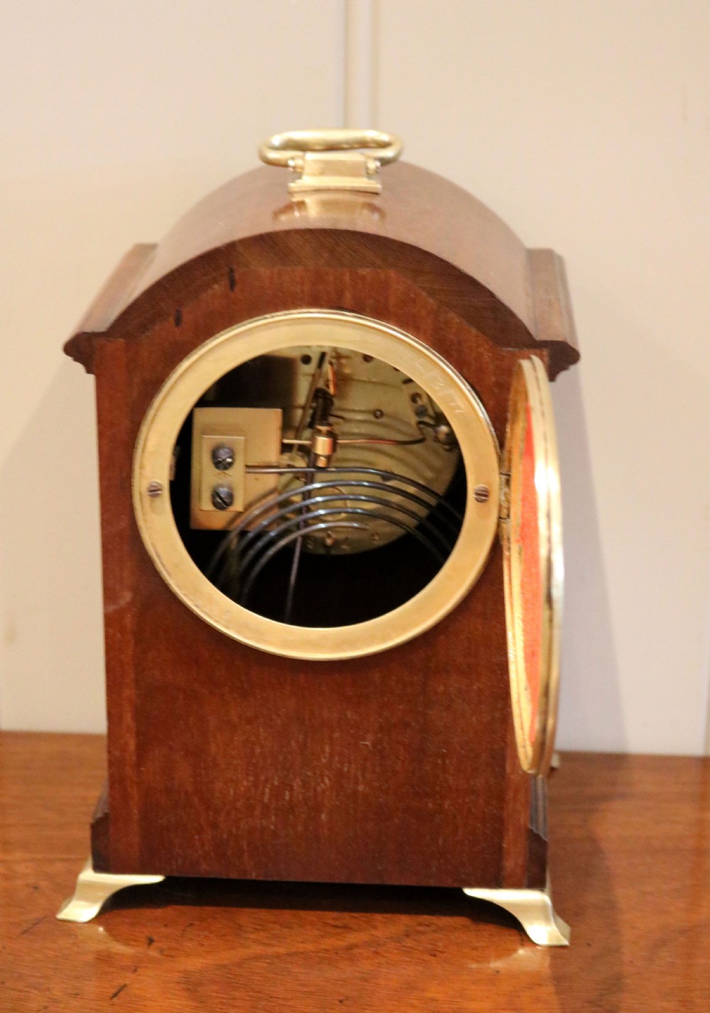 Mahogany & Inlay Mantel Clock View VII