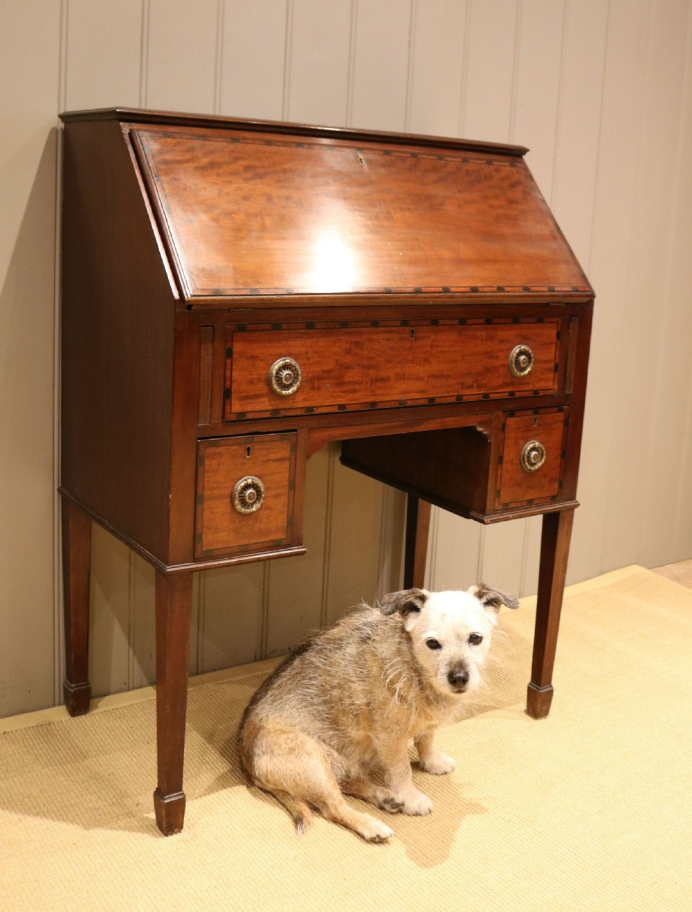 Mahogany Kneehole Bureau View X