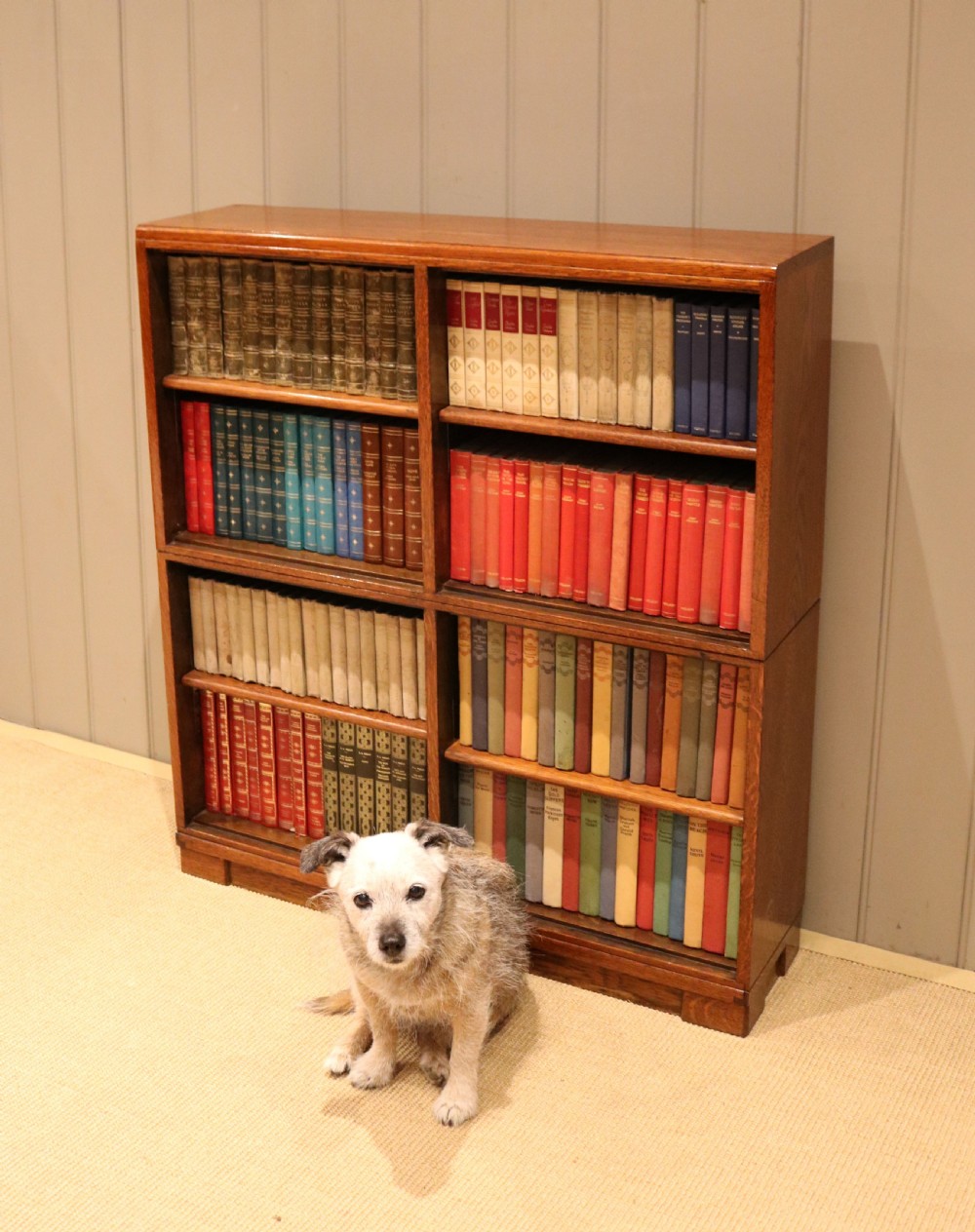 Golden Oak Minty Open Bookcase View V
