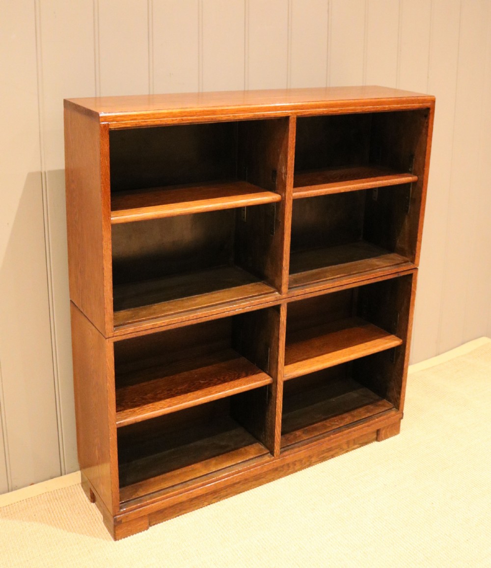 Golden Oak Minty Open Bookcase View VI