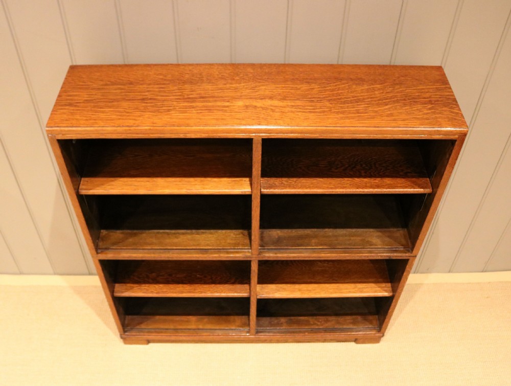 Golden Oak Minty Open Bookcase View VIII