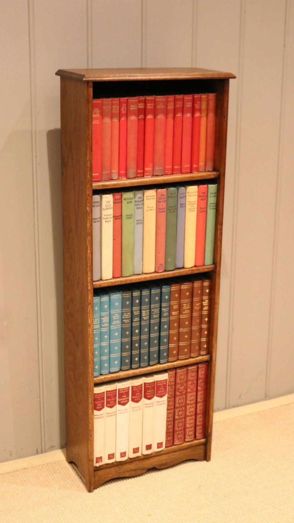 Small Oak Open Bookcase