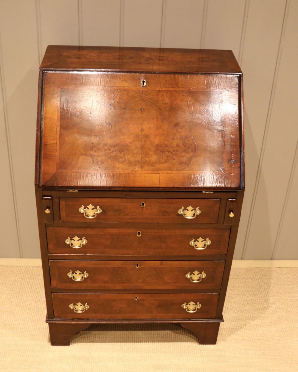 Small Proportioned Walnut Bureau View VI