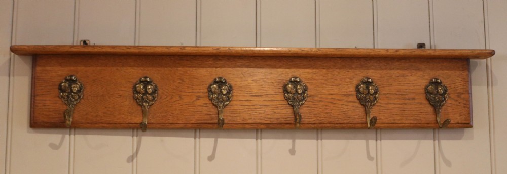 Light Oak Coat Hooks View III