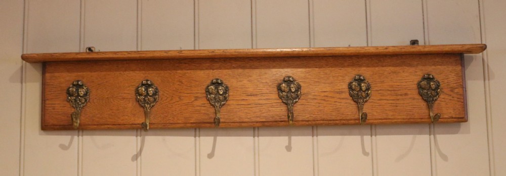 Light Oak Coat Hooks View VII