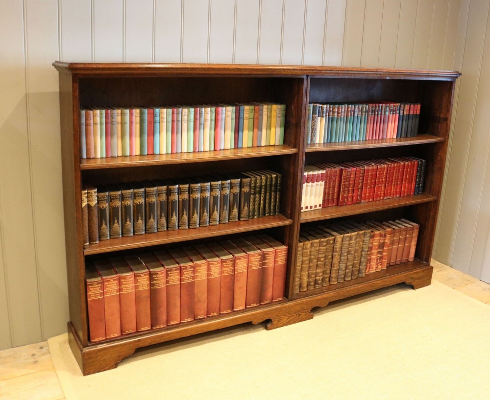 Large Oak Library Bookcase