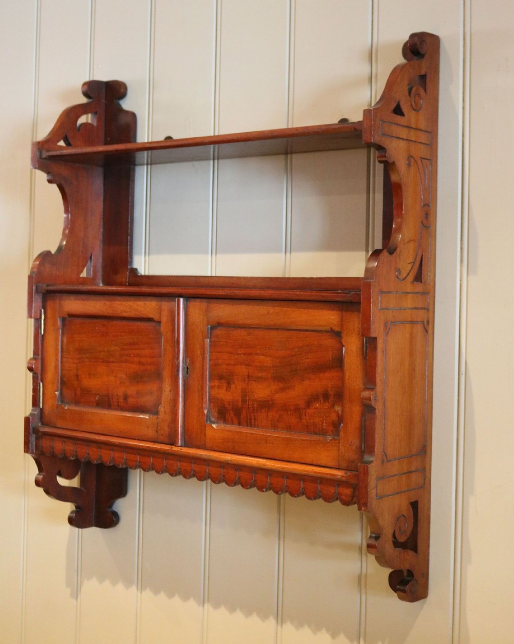 Victorian Mahogany Wall Cabinet