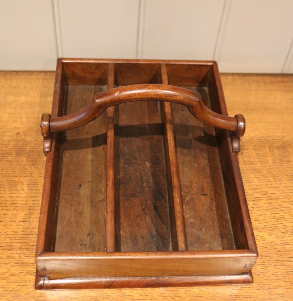Victorian Mahogany Cutlery Tray