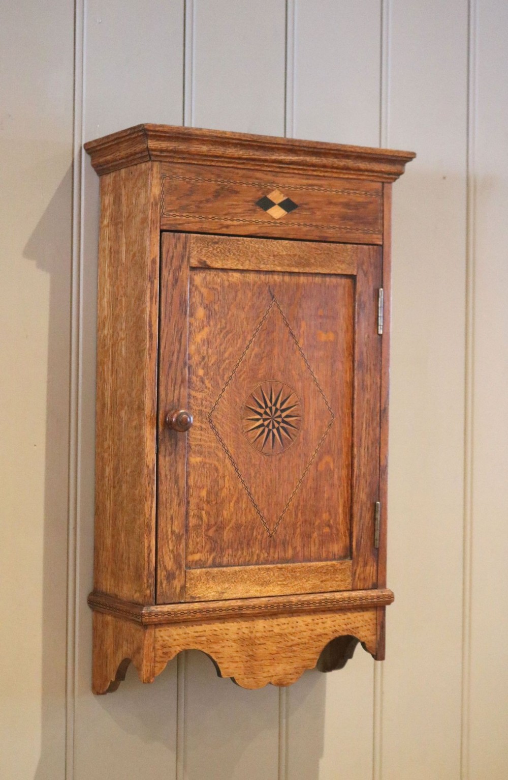 19th Century Oak Wall Cabinet