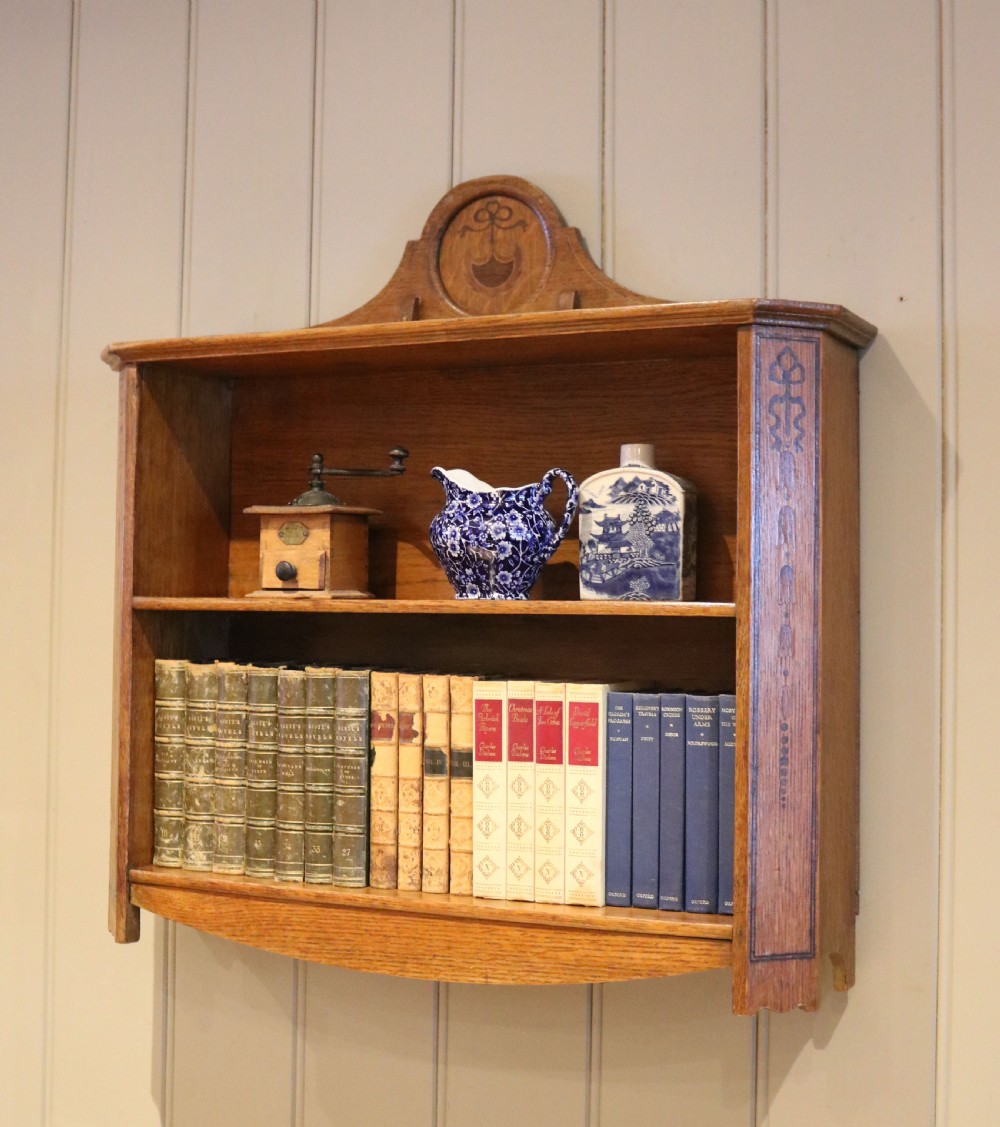 French Oak Wall Cabinet View II
