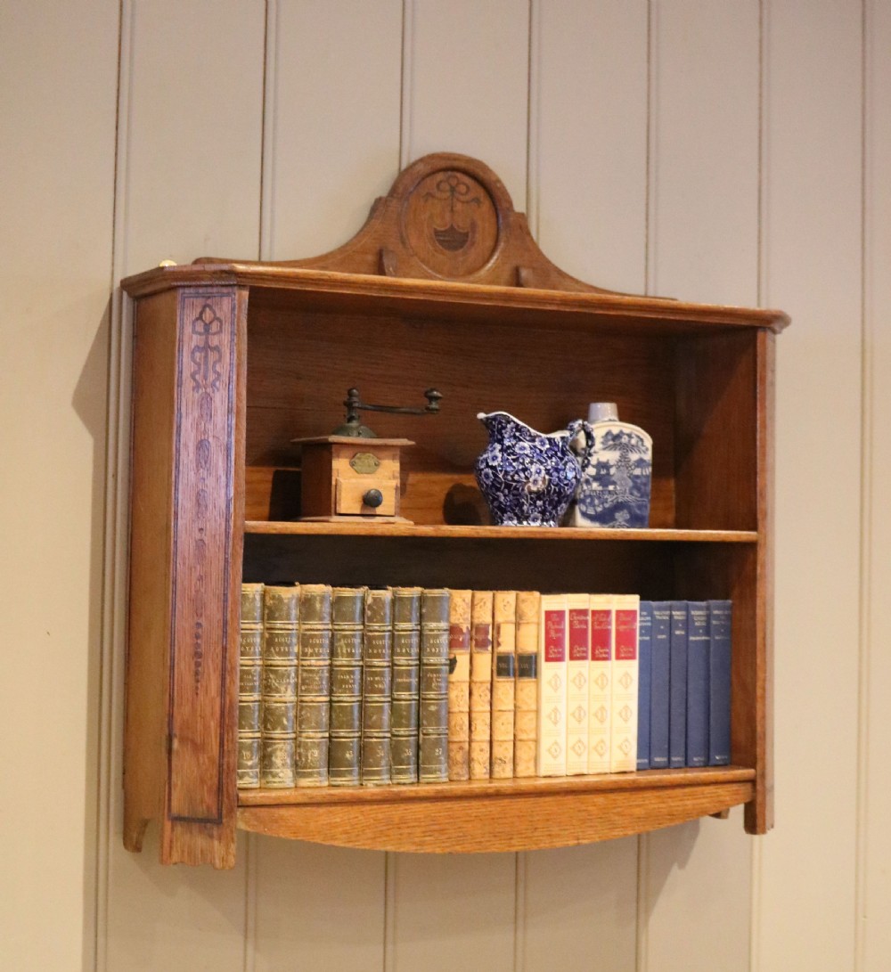 French Oak Wall Cabinet View IV
