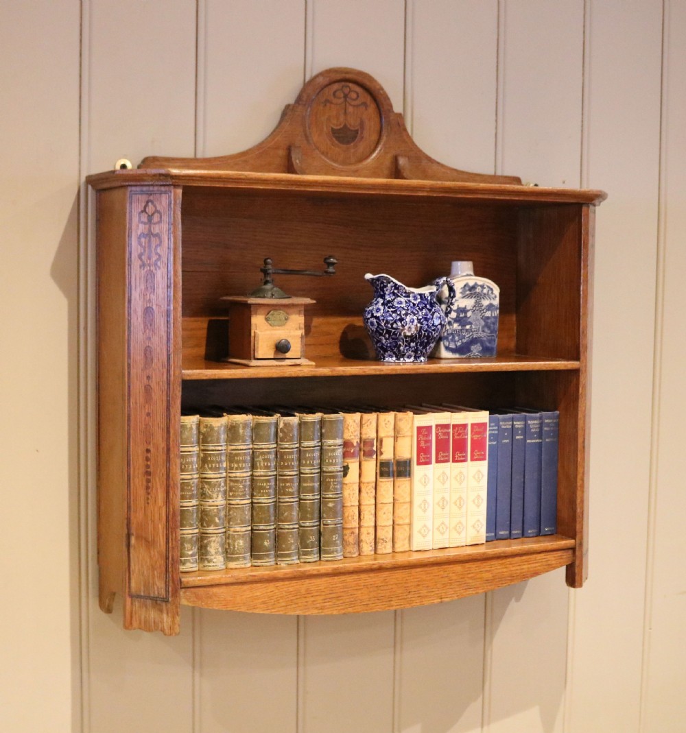 French Oak Wall Cabinet View VIII