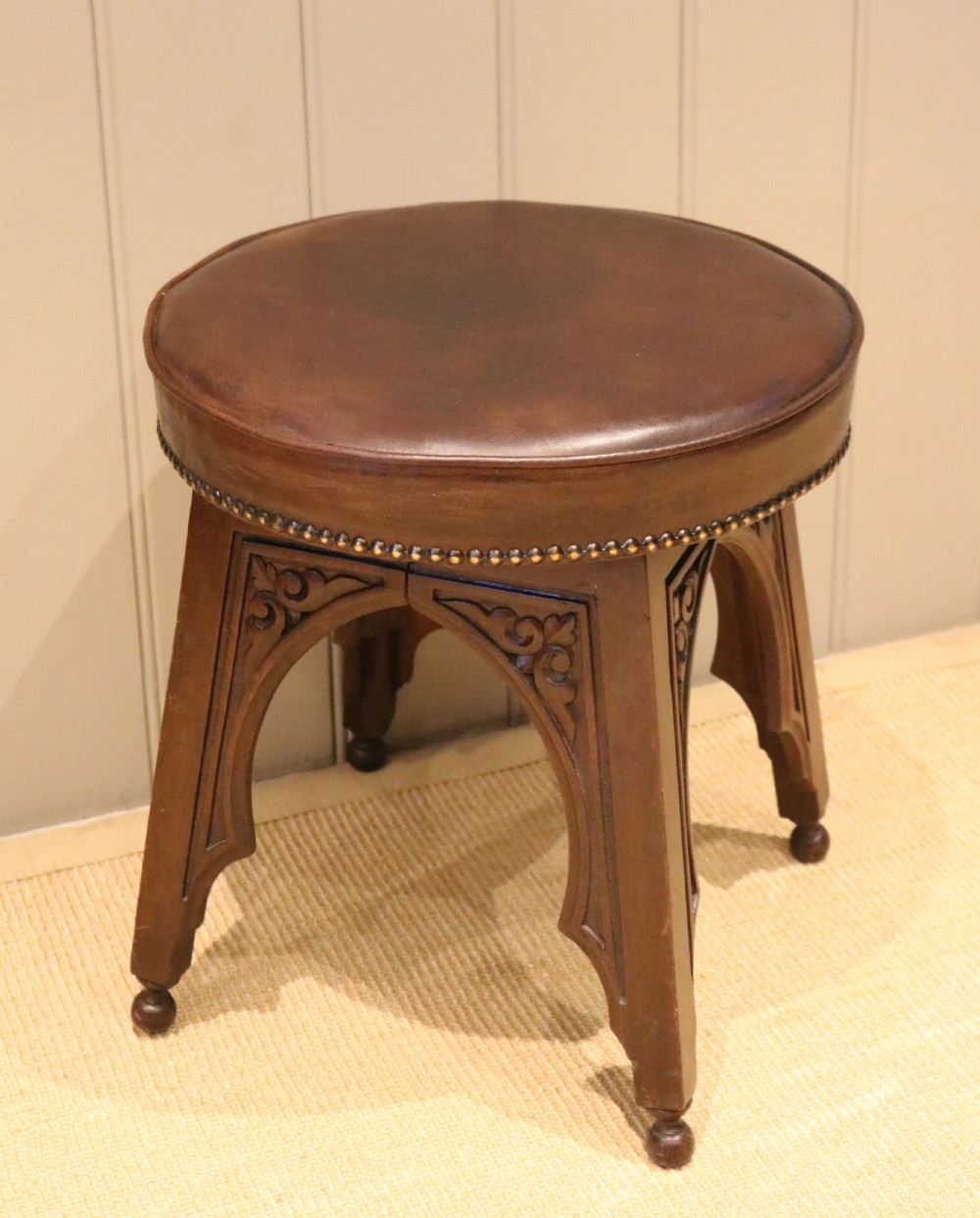 Gothic Revival Stool View VII