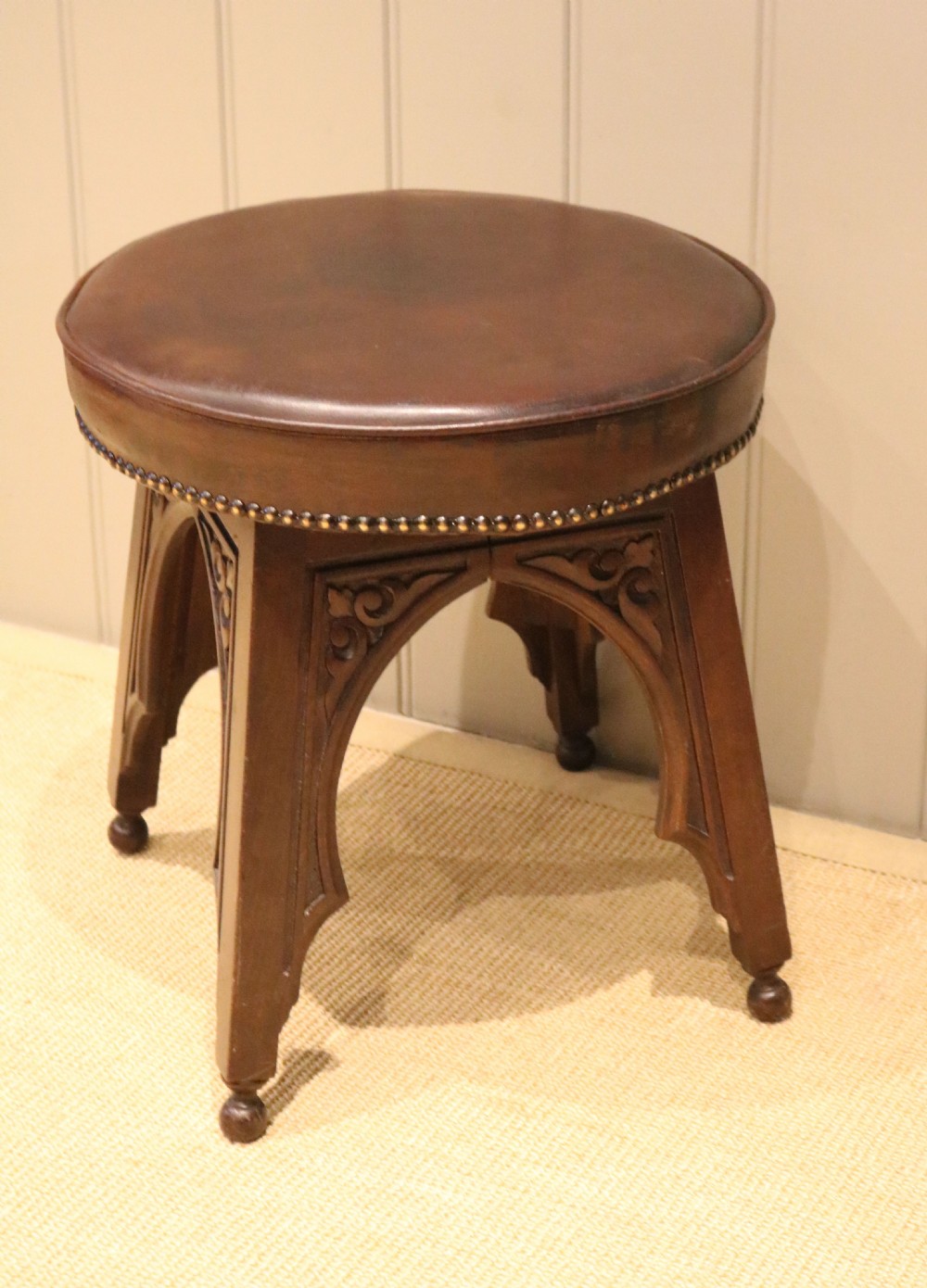 Gothic Revival Stool View VIII
