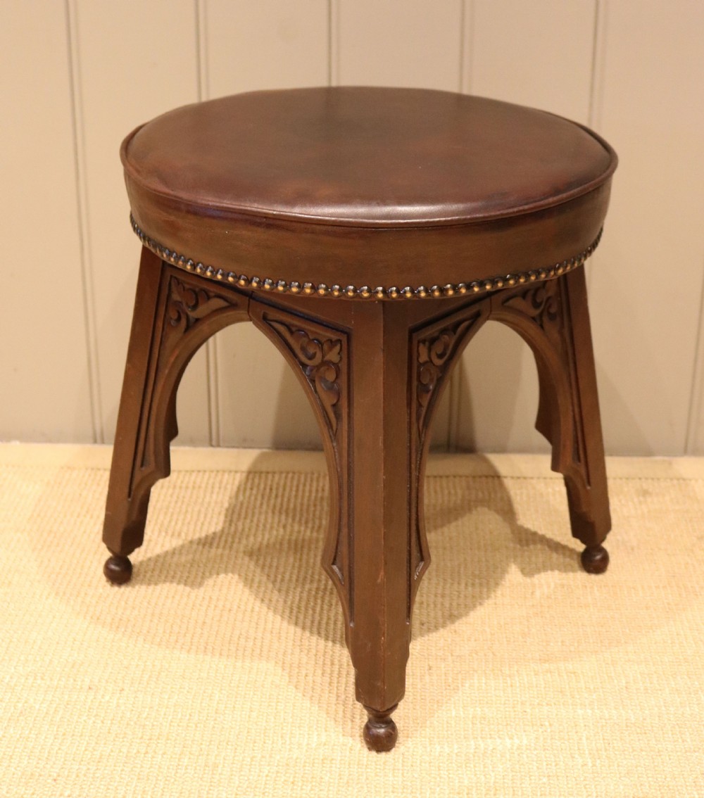 Gothic Revival Stool View IX