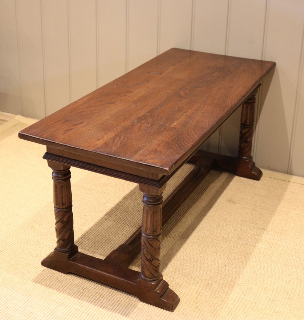 Low Solid Oak Table View X