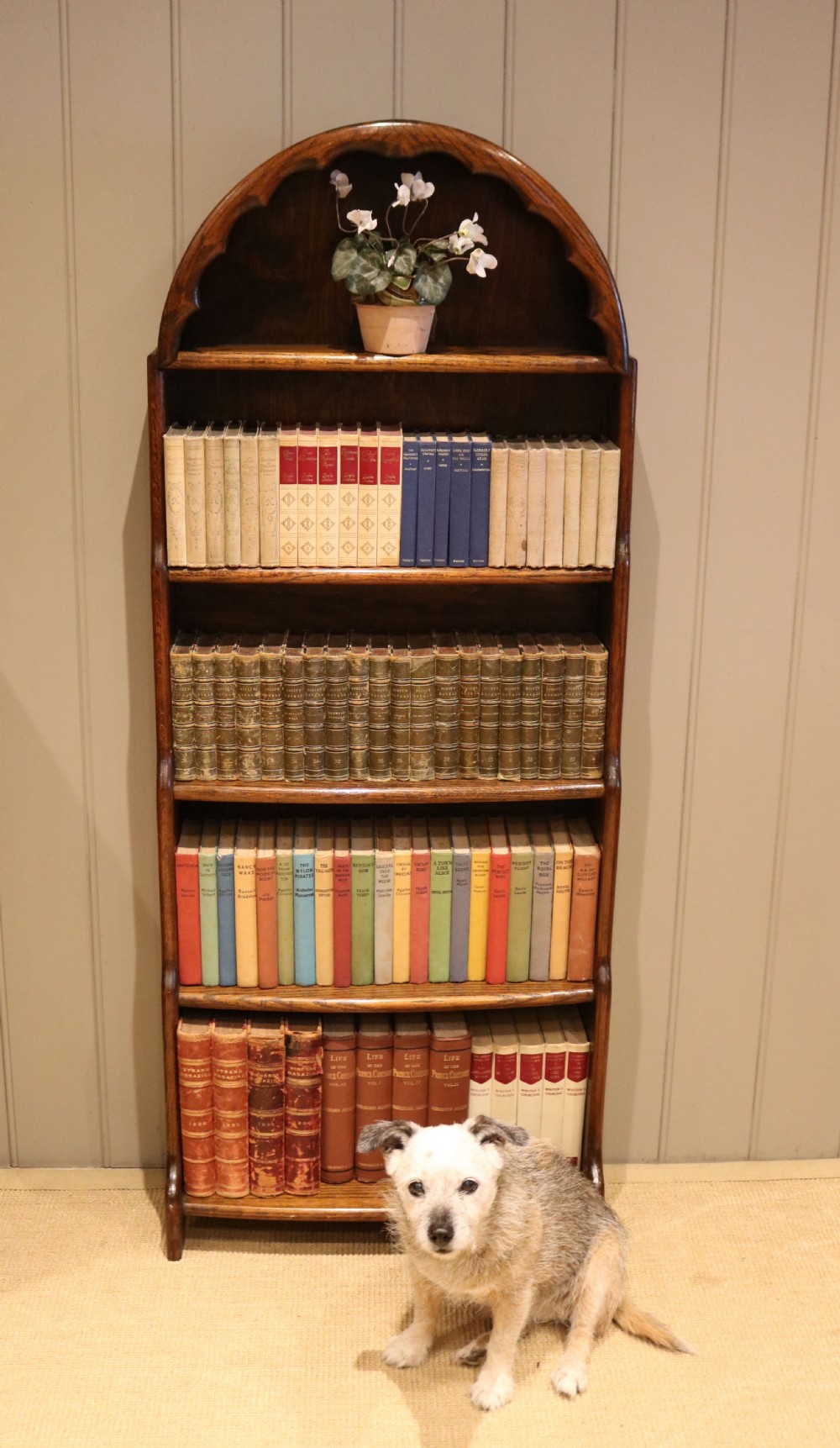 Dutch Style Arch Top Waterfall Bookcase  View VII