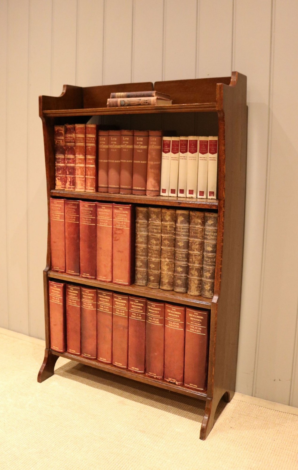 Oak Open Bookcase