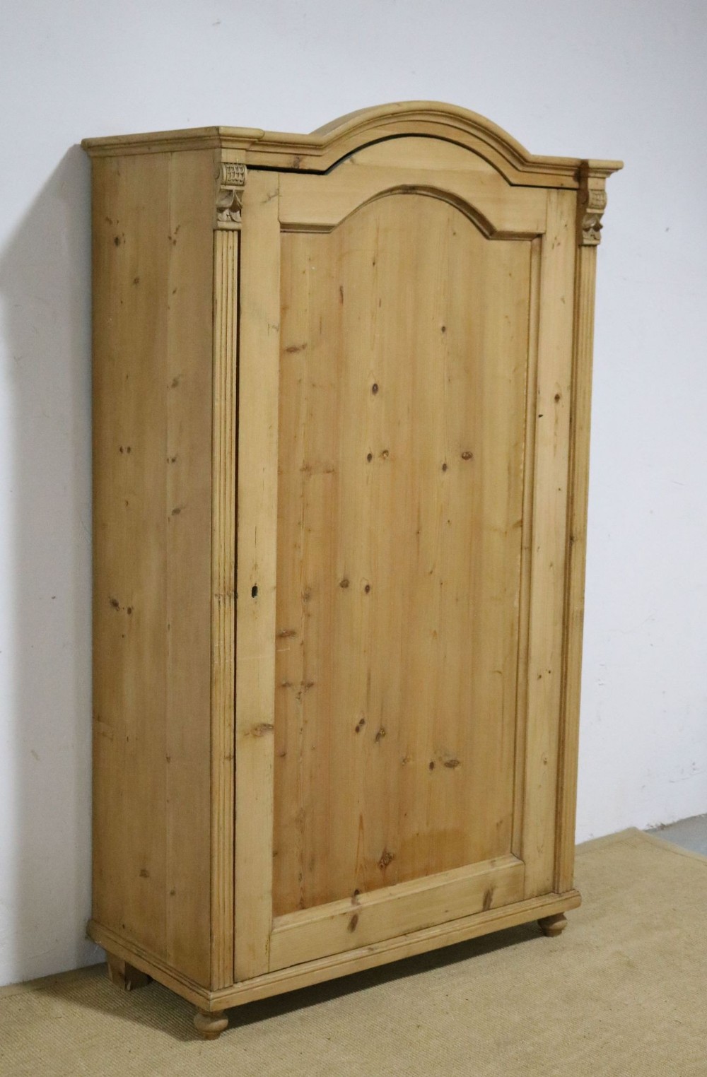 Late 19th Century Pine Wardrobe