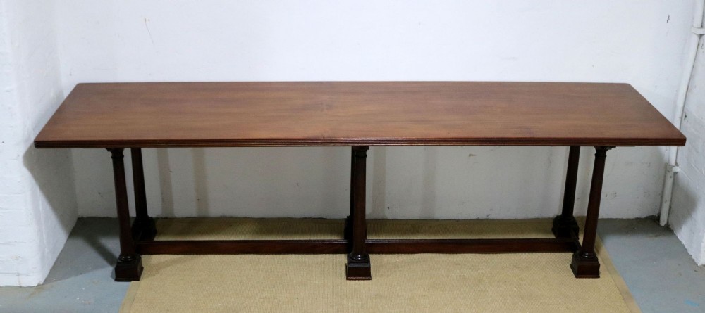 Long Mahogany Refectory Table