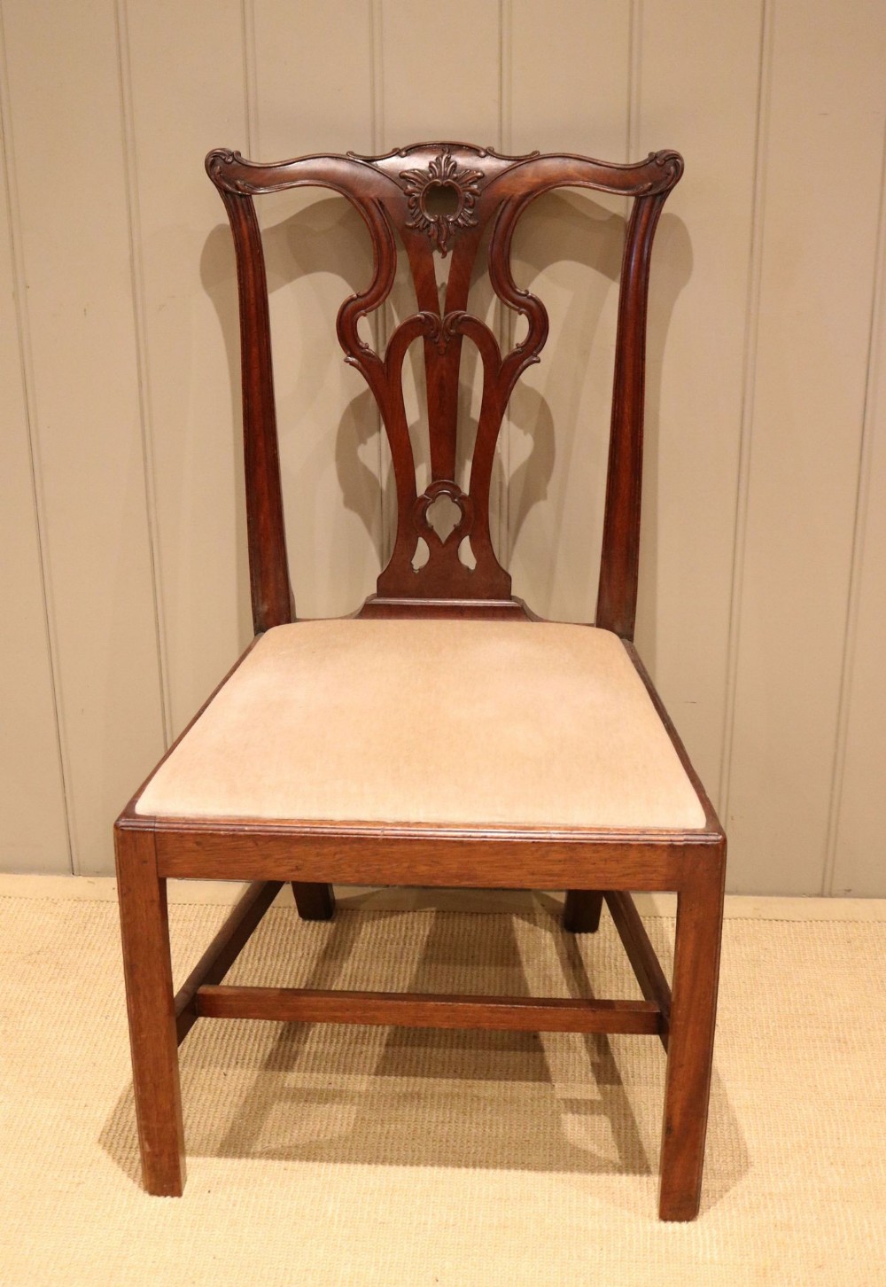 Mid 19th Century Mahogany Chippendale Side Chair