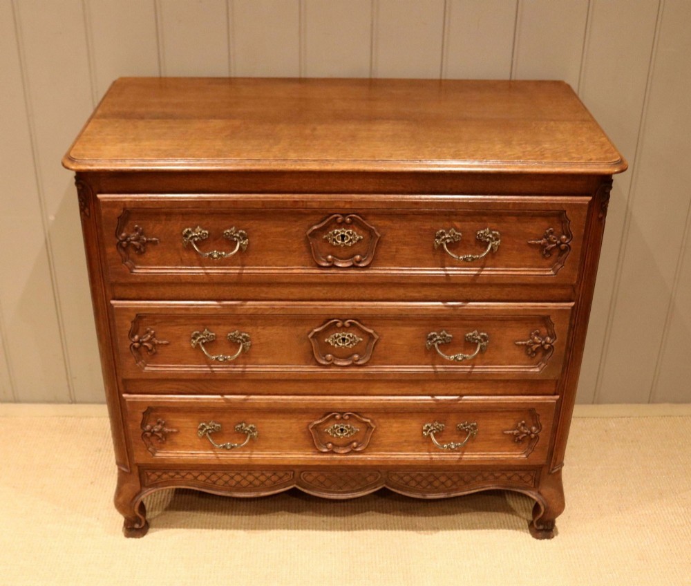 French Oak Chest Of Drawers