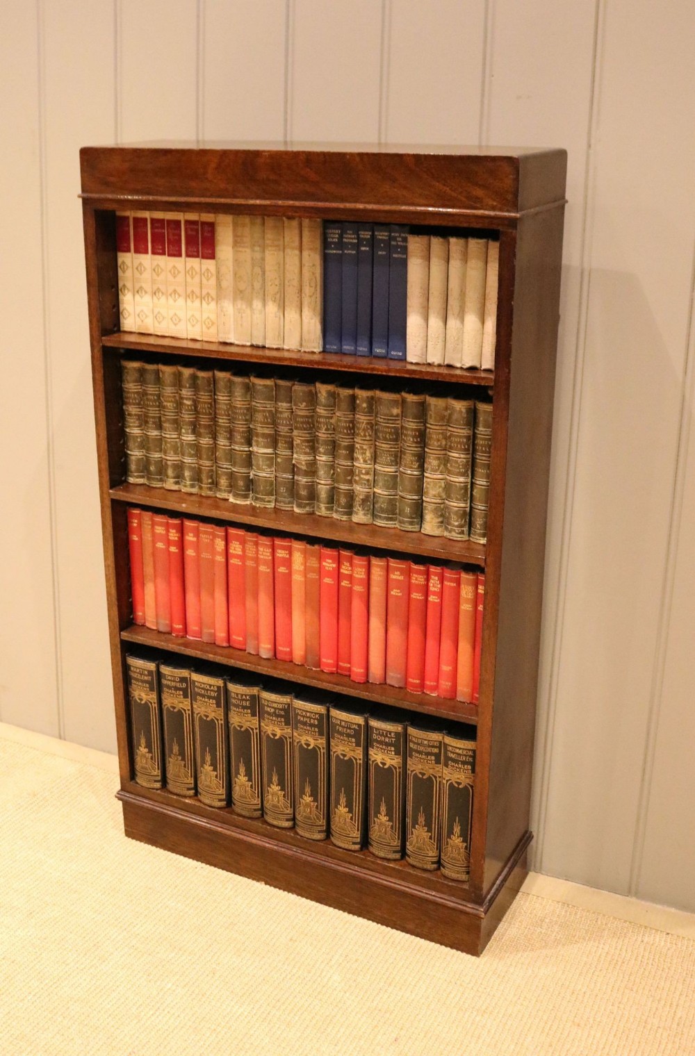 Small Open Mahogany Bookcase