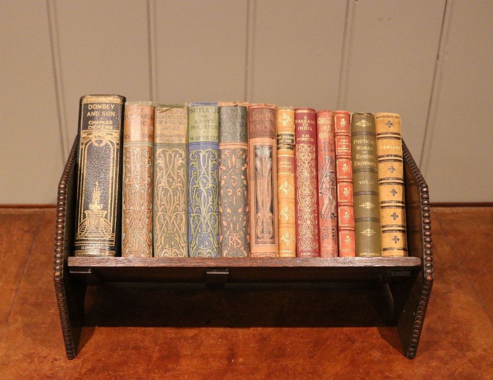 Oak Extending Table top Book Trough