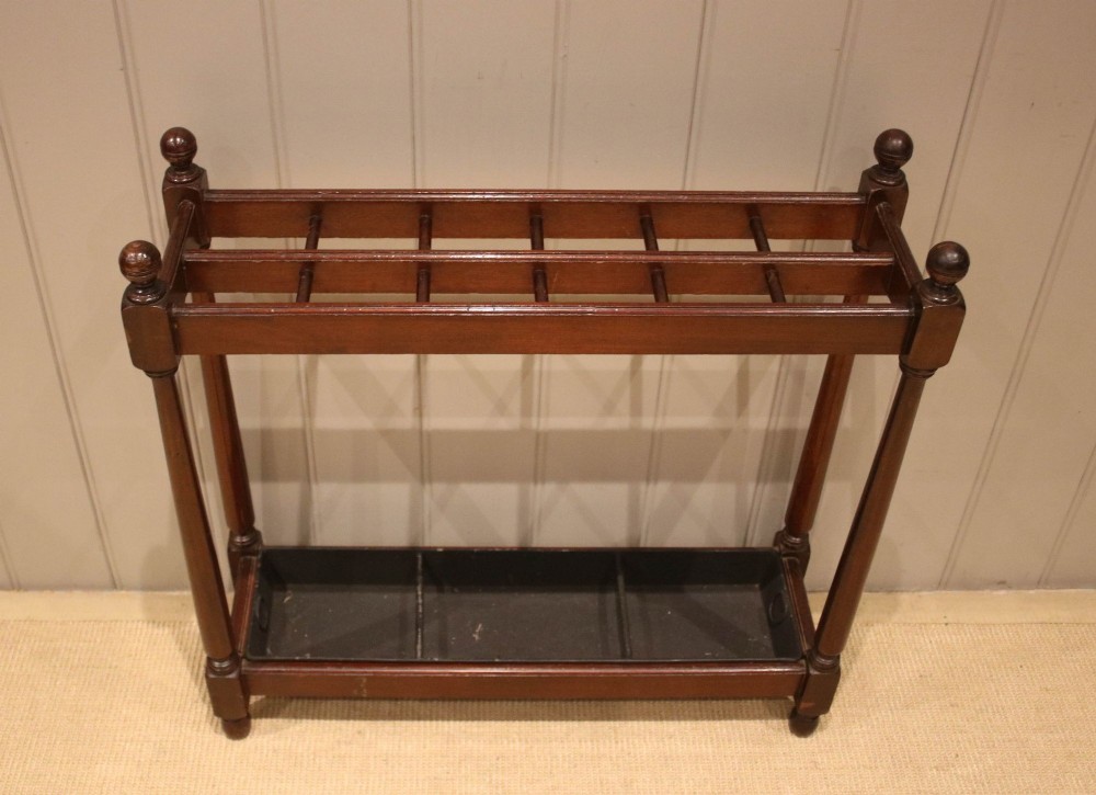 Edwardian Mahogany Stick Stand