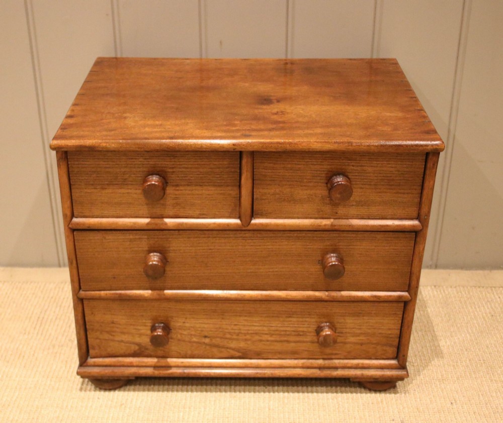 Small Scale Fruitwood Chest Of Drawers