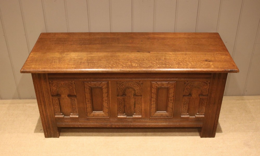 Arts & Crafts Oak Coffer