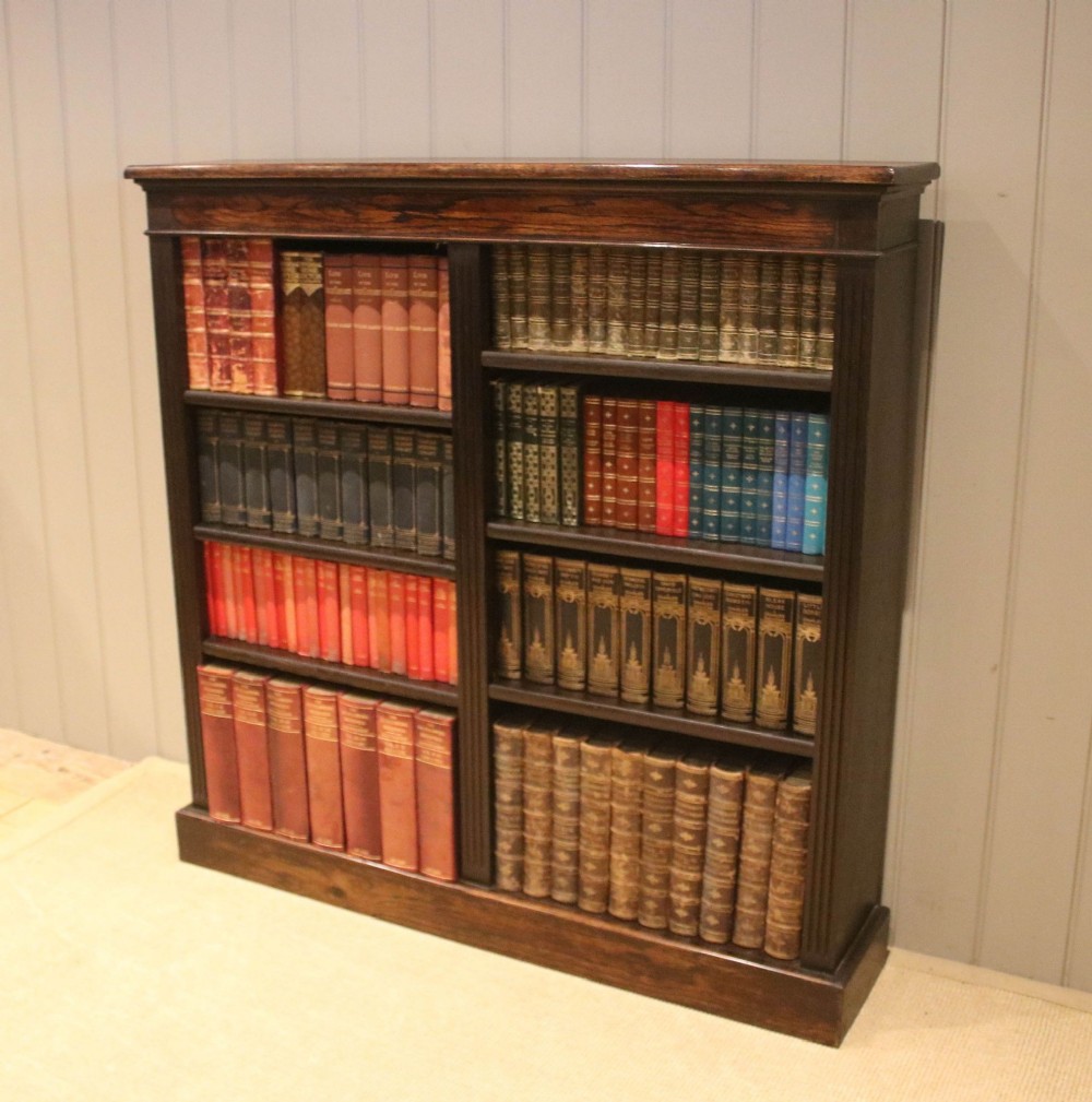 Large Oak Open Bookcase