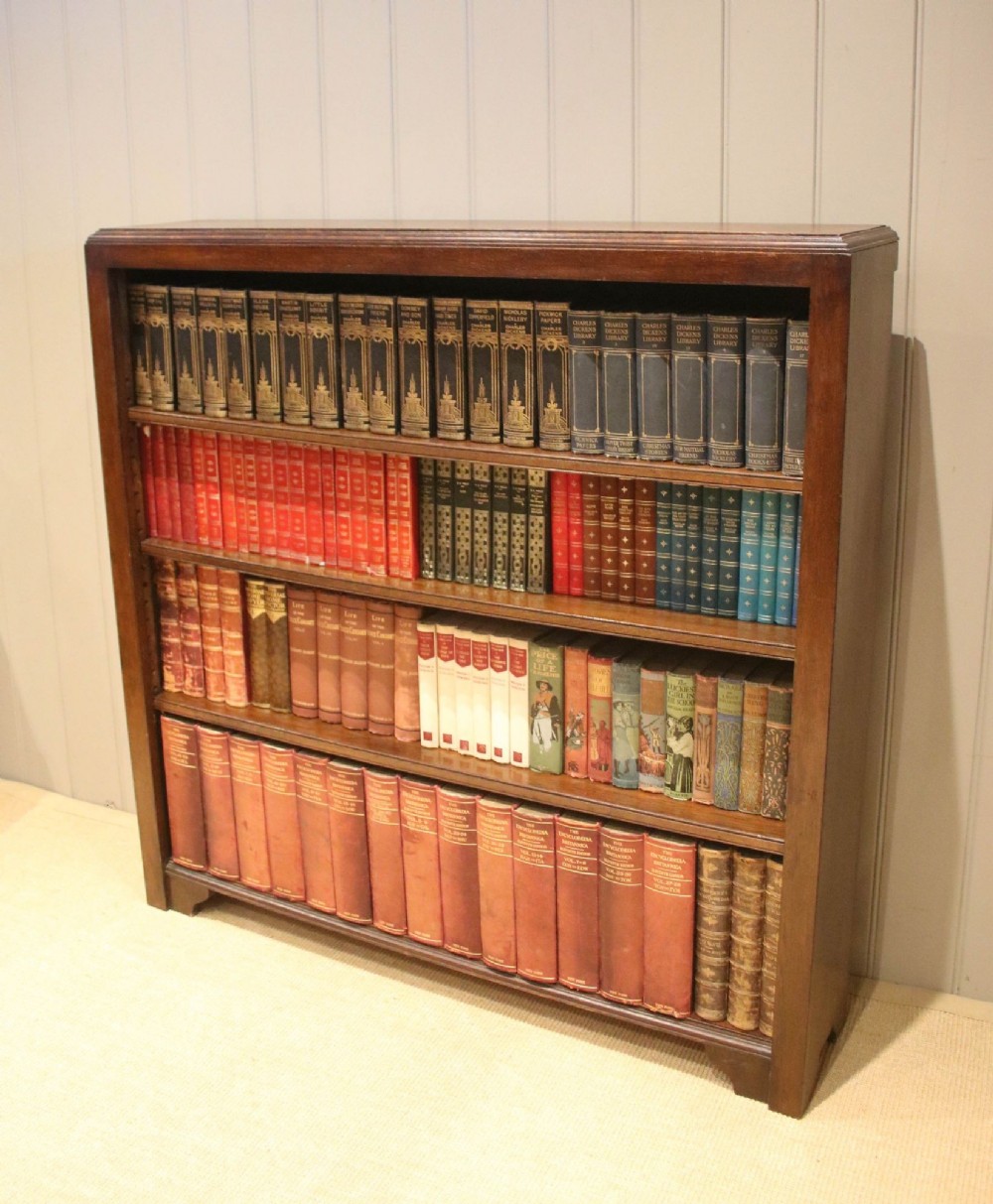 Large Oak Open bookcase